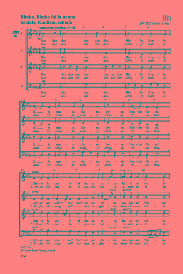 Let's get singing for mixed chorus