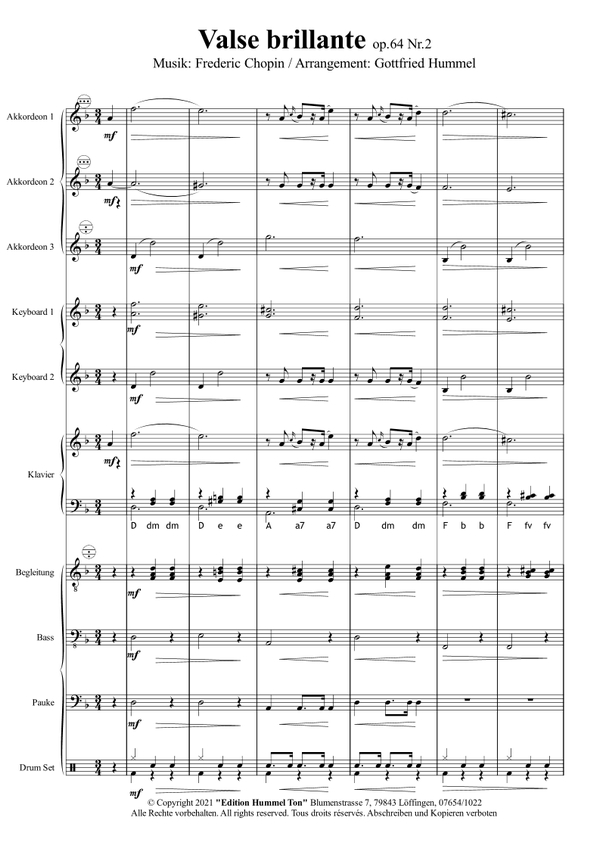 Valse brillante op.64 Nr.2