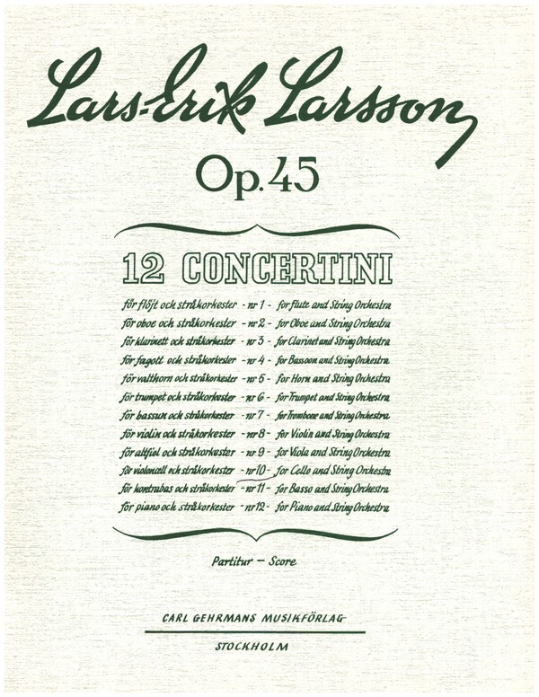 Concertino op.45 no.10