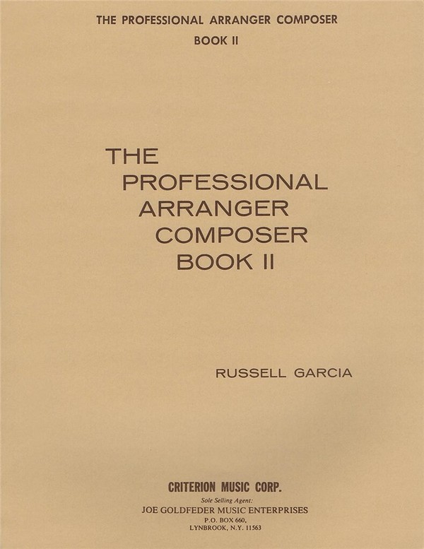 HL00004021  The Professional Arranger Composer - Book 2 (+CD)