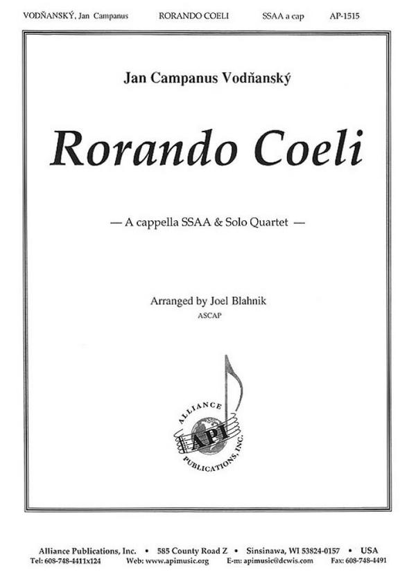 HL08771905  J.C. Vodnansky, Rorando coeli