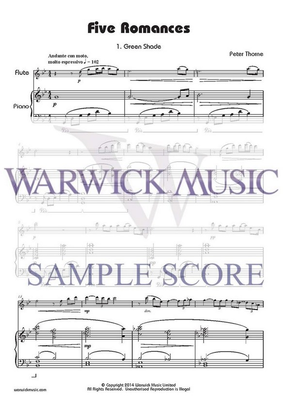 Peter Thorne, Five Romances