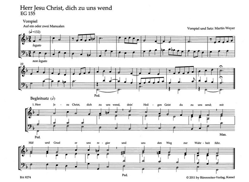 Kleine Choralvorspiele und Begleitsätze -