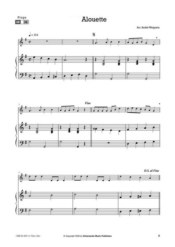 Chansons traditionelles de France (+CD):