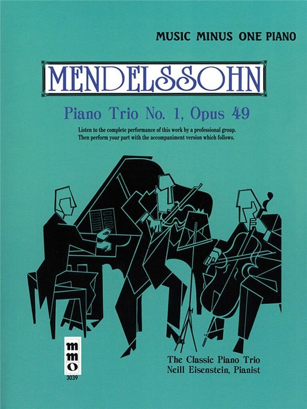 Trio Nr.1 op.49 for violin, cello and piano (+CD)