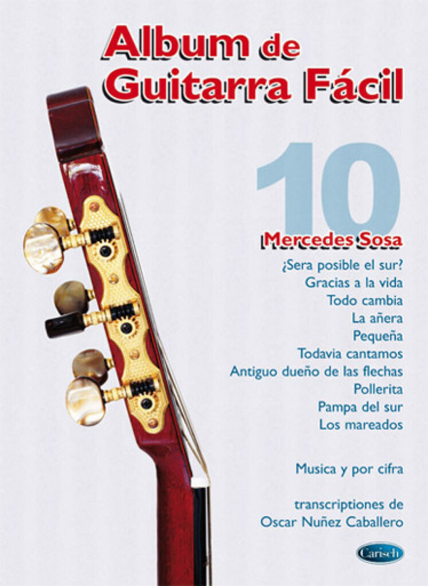 Mercedes Sosa: for vocal/guitar/tab