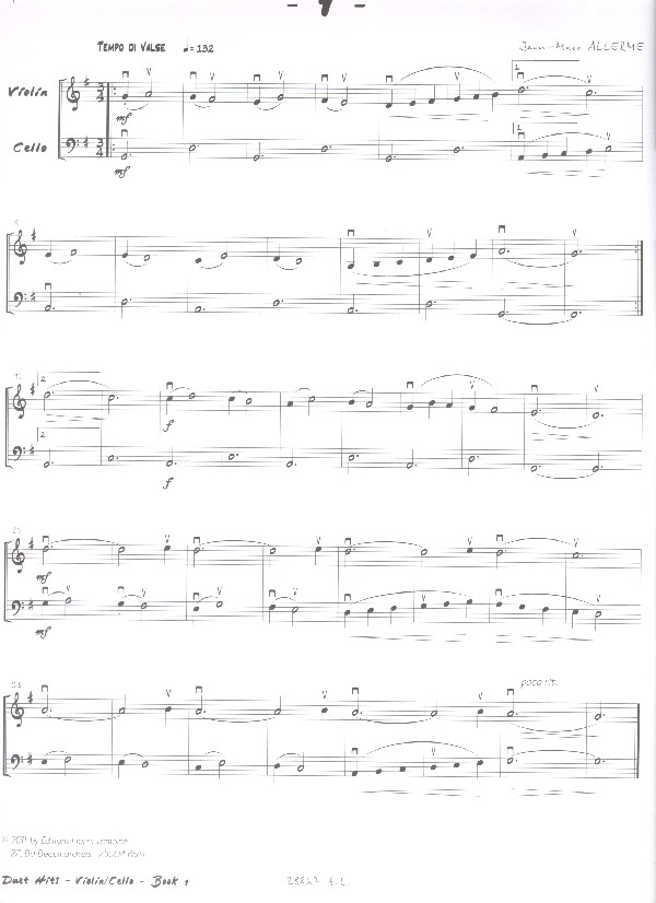 Duet Hits pour violon et violoncelle