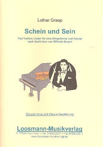 Schein und Sein für Gesang und Klavier