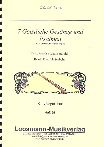 7 Geistliche Gesänge und Psalmen