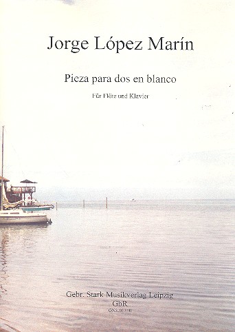 Pieza para dos en blanco