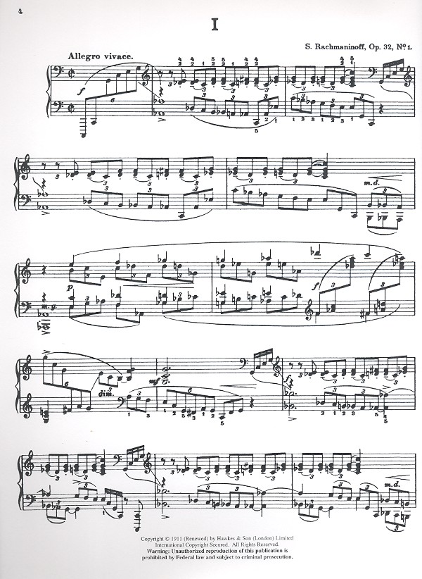 13 Preludes op.32