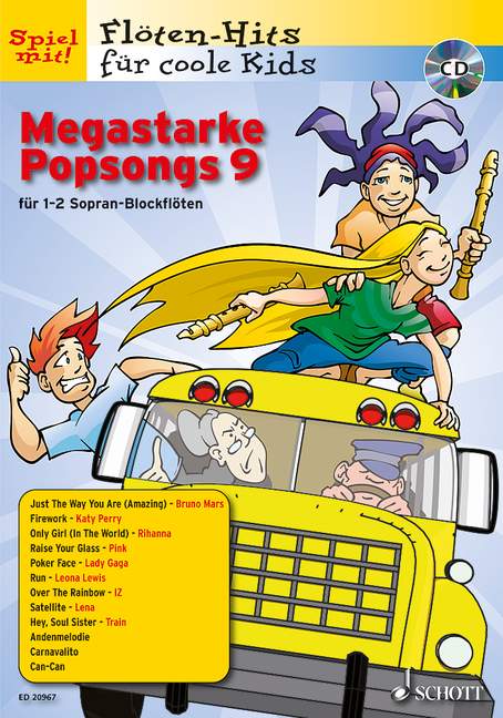 Megastarke Popsongs Band 9 (+CD)