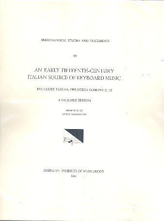 An early 15th-Century Italian Source of Keyboard Music