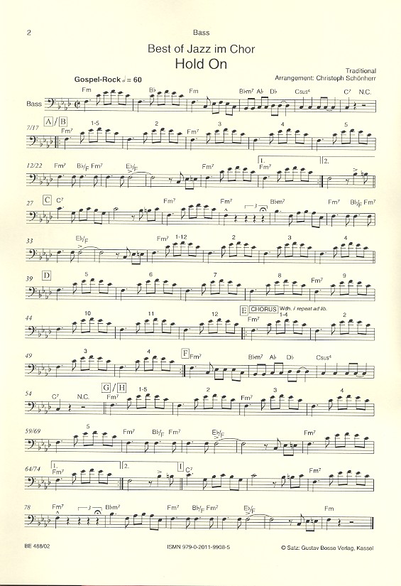 Best of Jazz im Chor für gem Chor a cappella