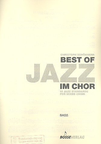 Best of Jazz im Chor für gem Chor a cappella