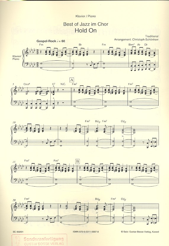 Best of Jazz im Chor für gem Chor a cappella