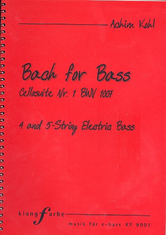 Suite Nr.1 BWV1007: für E-Bass