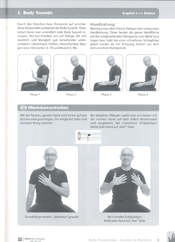 Body Percussion - Sounds and Rhythms (+DVD) (dt)