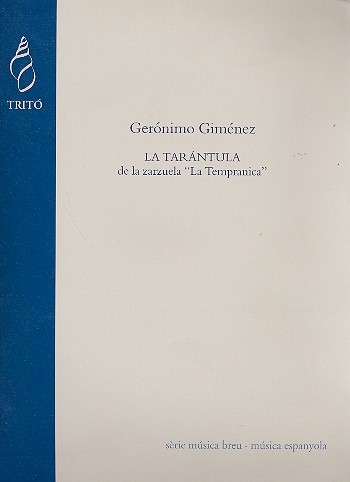 La Tarántula für Gesang und Orchester