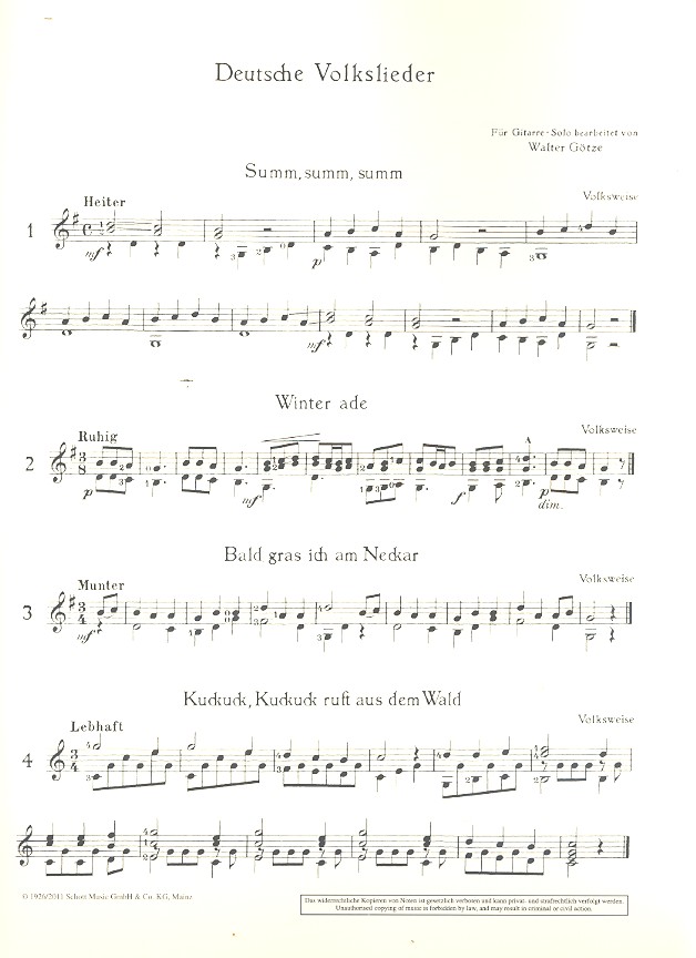 Deutsche Volkslieder