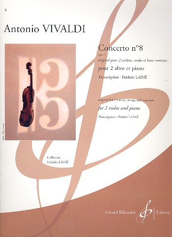 Concerto no.8 op.3 pour 2 violons, cordes et Bc