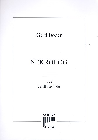 Nekrolog op.56b für Altflöte