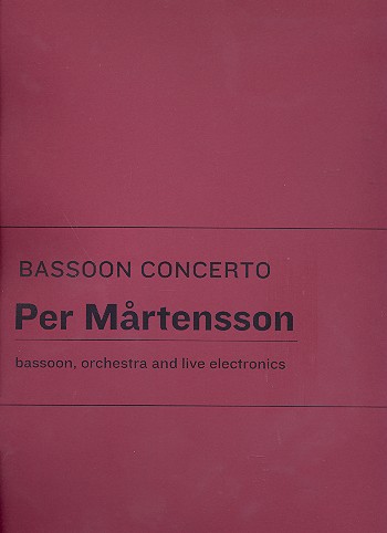 Concerto for bassoon, orchestra