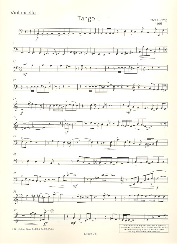 Tango à trois Heft 1: Nr. 1-5