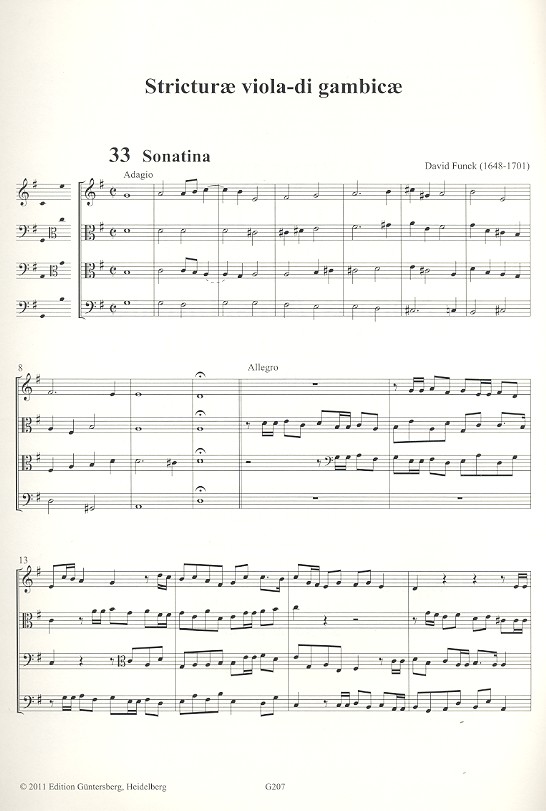 Stricturae viola-di gambicae Band 3 (Nr.33-43)