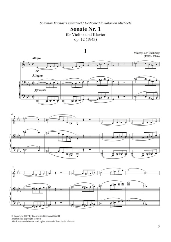 Sonate Nr.1 op.12