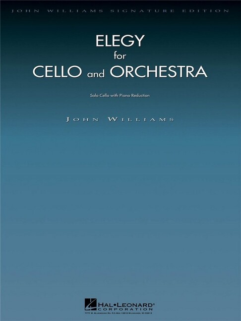 Elegy for Cello and Orchestra