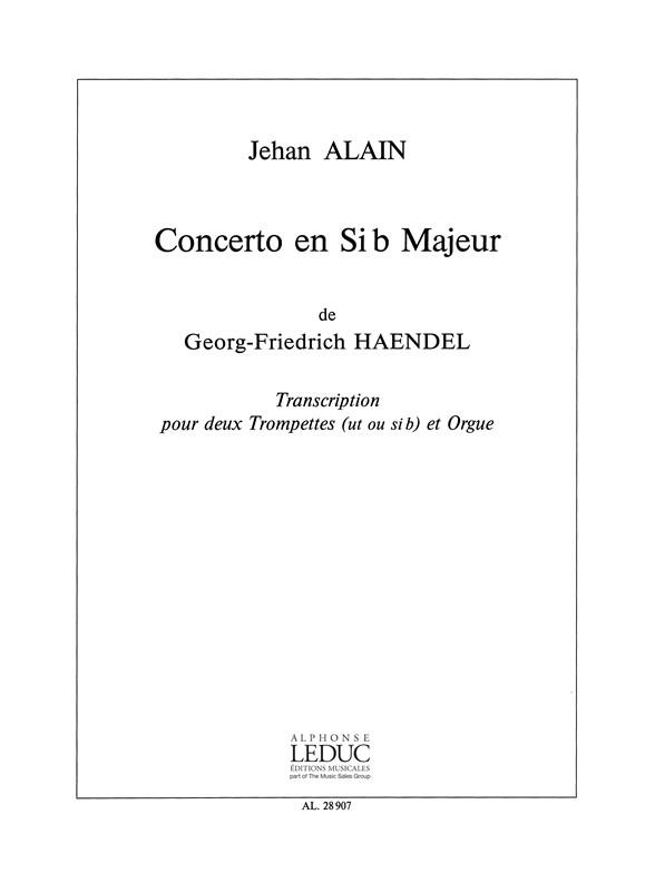 Konzert B-Dur op.4,2 für 2 Trompeten