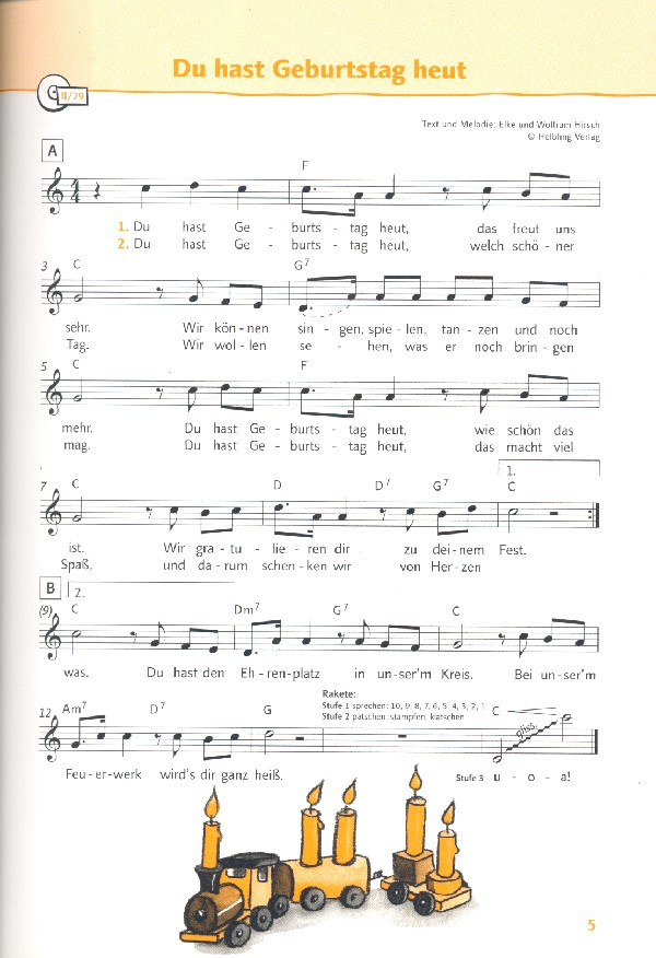 Singen im Kindergarten - Lieder im Jahreskreis