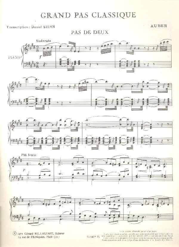Pas de deux Grand pas classique