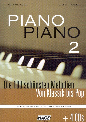 Piano Piano Band 2 - mittelschwer (+4 CD's):