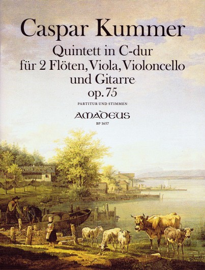 Quintett C-Dur op.75 für 2 Flöten, Viola,