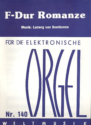 Romanze F-Dur op.50 für E-Orgel