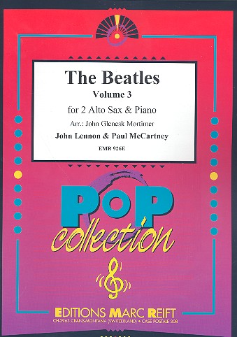 The Beatles vol.3 for 2 alto saxopnones