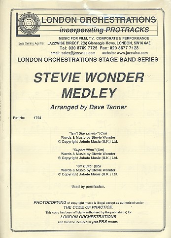 Stevie Wonder Medley: für Bigband