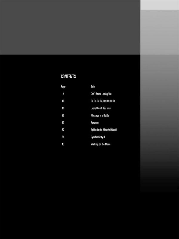 The Police (+CD): guitar playalong vol.85