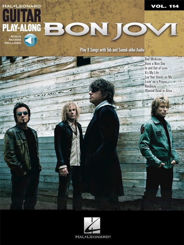 Bon Jovi (+CD): guitar playalong vol.114