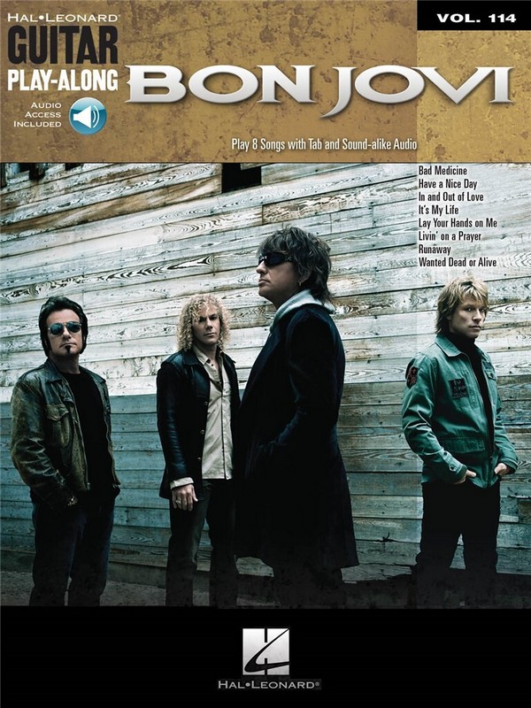 Bon Jovi (+CD): guitar playalong vol.114