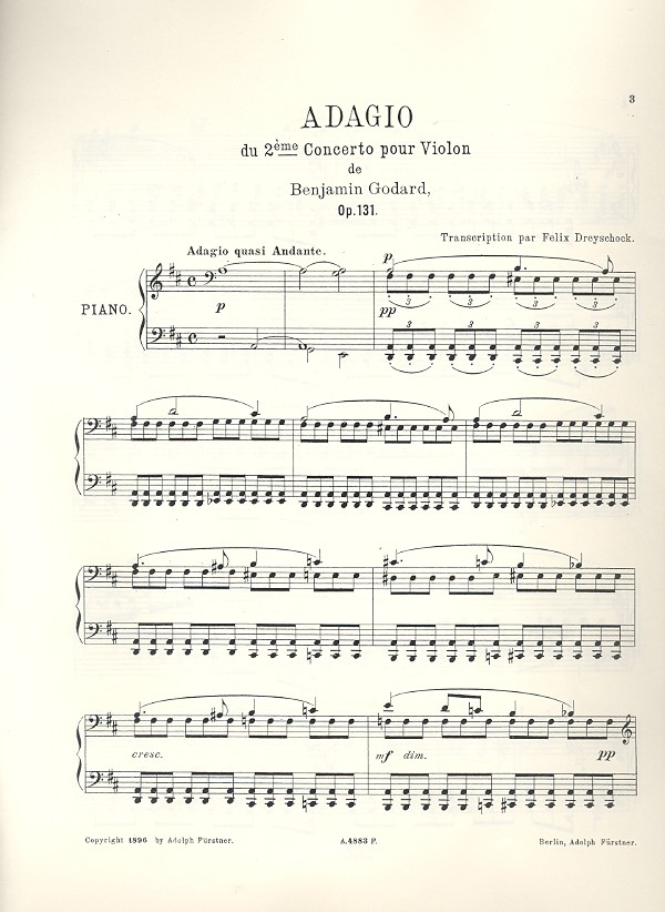 Adagio aus Konzert g-Moll Nr.2 op.131