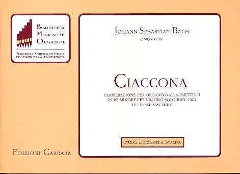Ciaccona in re minore BWV1004