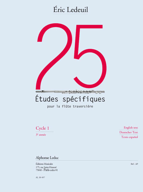 Études spécifiques pour flute