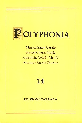 Musica sacra corale Band 14 für