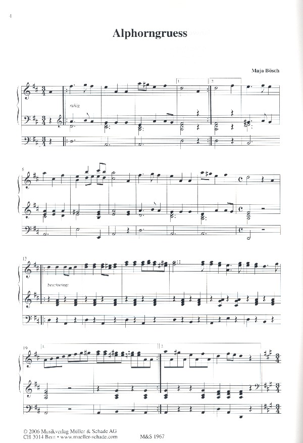 12 Orgeltänze Band 1