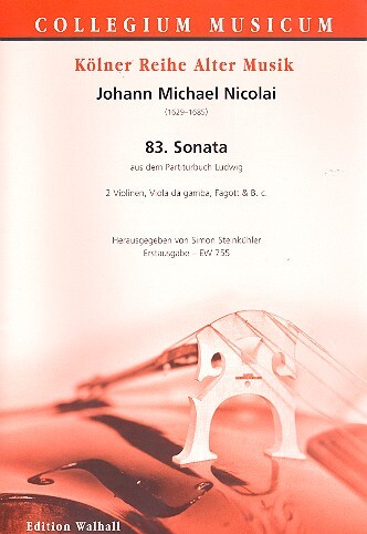 Sonate Nr.83 aus dem Partiturbuch Ludwig