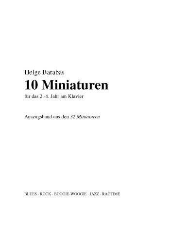 10 Miniaturen: