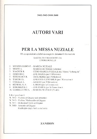 Per la mezza nuziale